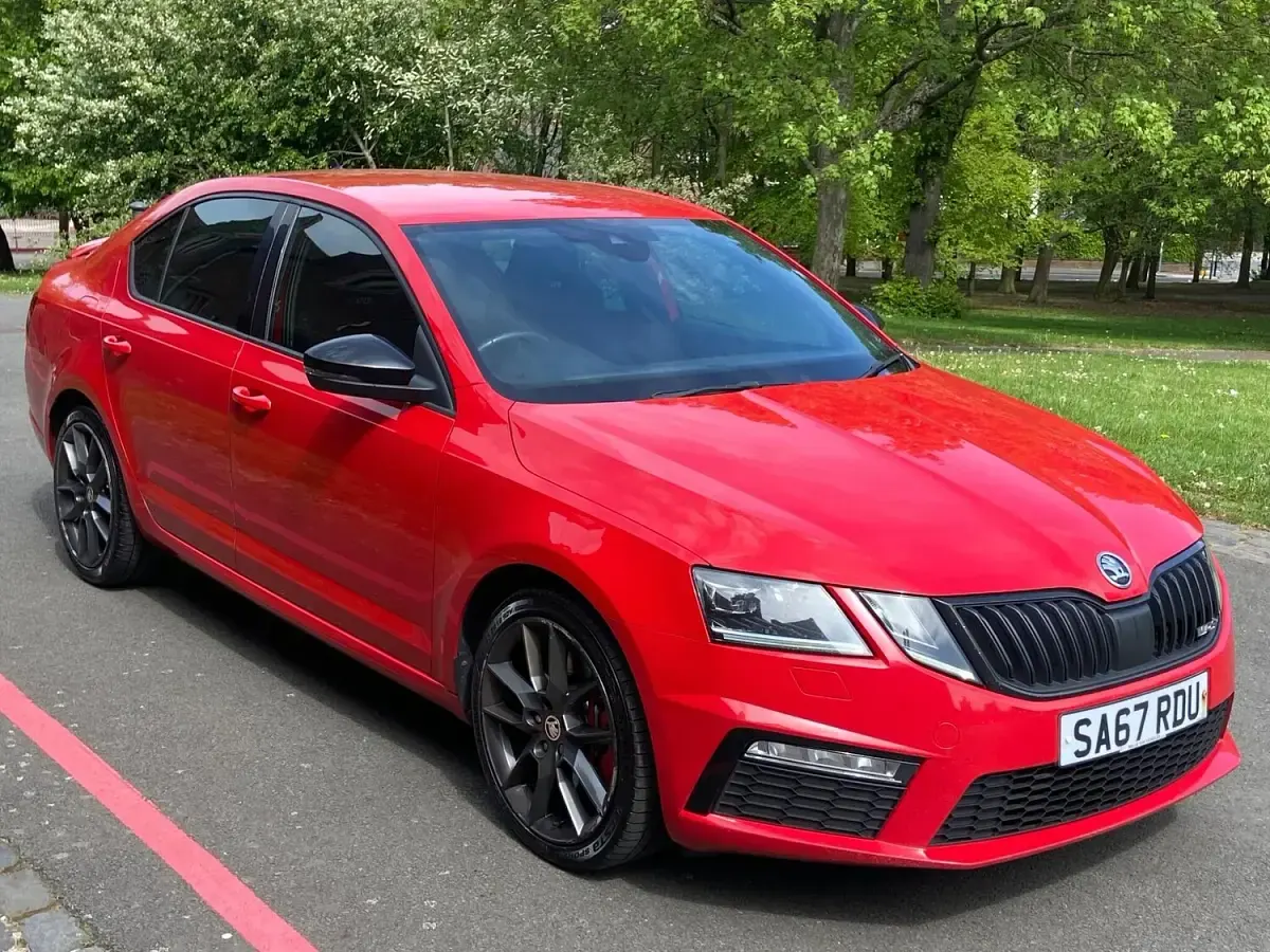 Used Skoda Octavia vRS 2017 Red Hatchback