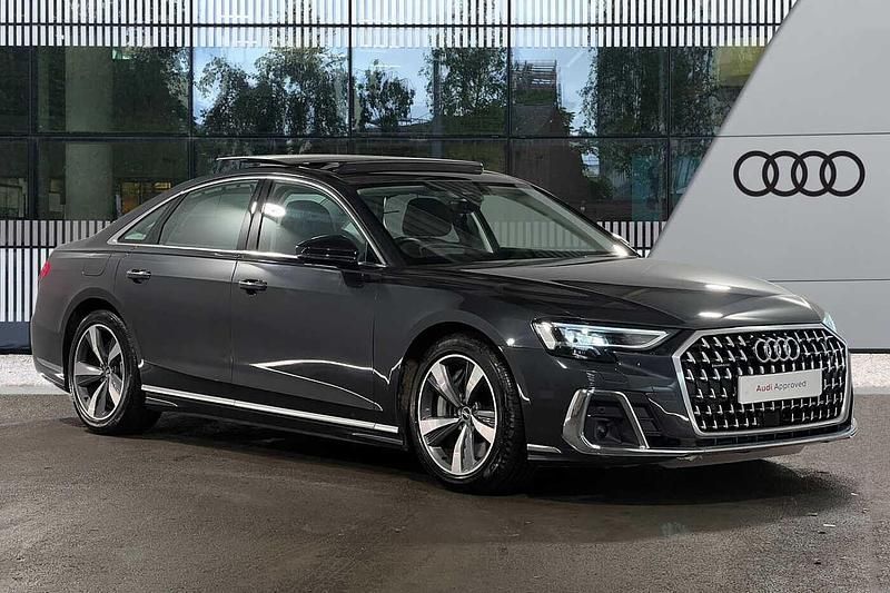 Grey Used 2023 Audi A8 Sport Sedan | £54,616 (Super price) - Image 1/4