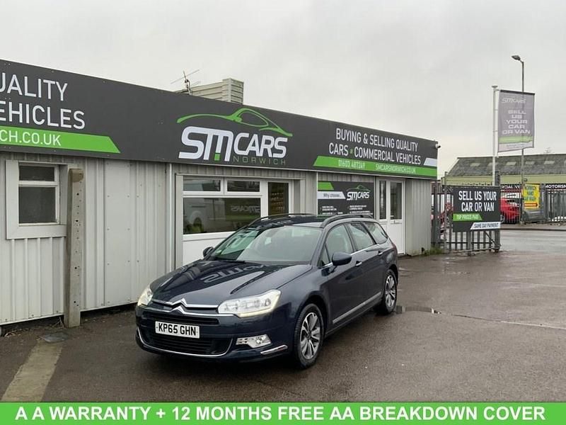 Blue Used 2015 Citroën C5 VTR Sport Estate | £5,650 (A bit pricey) - Image 1/3
