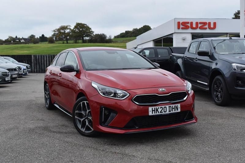 Red Used 2020 Kia ProCeed GT-Line Hatchback | £10,782 (Fair price) - Image 1/3