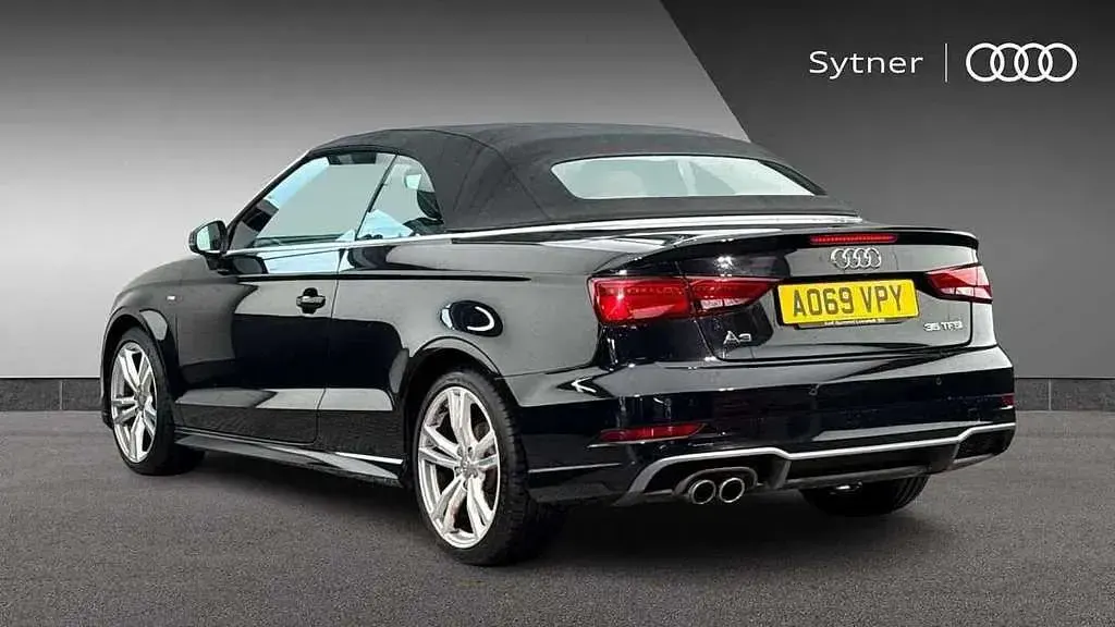 Used Audi A3 Cabriolet S-Line 150 HP (110 kW) 2020 Black Cabriolet