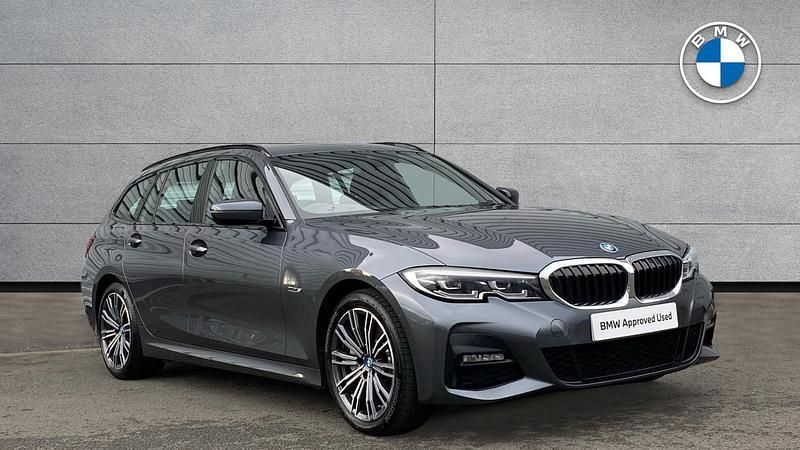 Grey Used 2021 BMW 330e M Sport Estate | £23,890 (Fair price) - Image 1/4