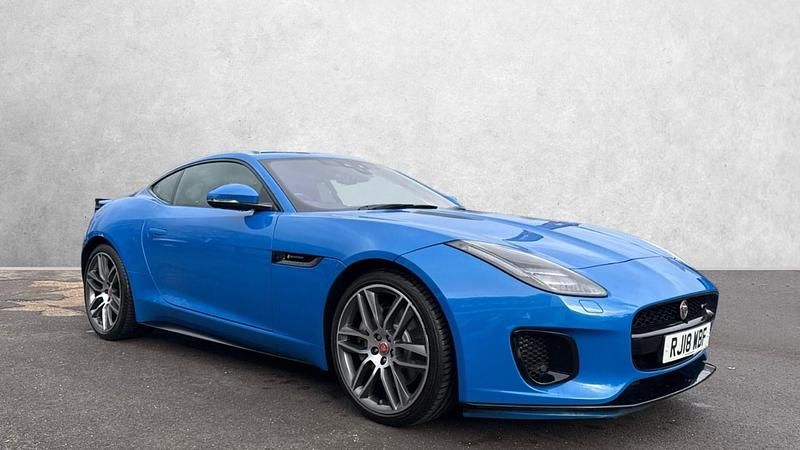 Blue Used 2018 Jaguar F-Type R-Dynamic Coupe | £22,999 (Good price) - Image 1/4