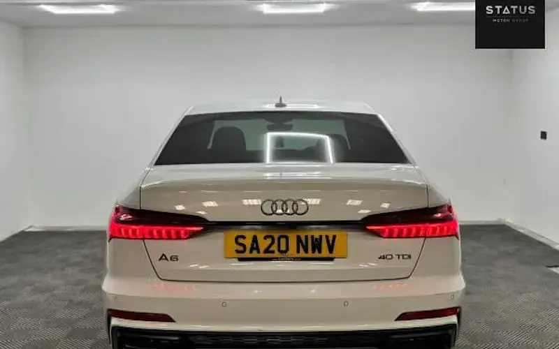 Used Audi A6 Black Edition 204 HP (150 kW) 2020 White Sedan