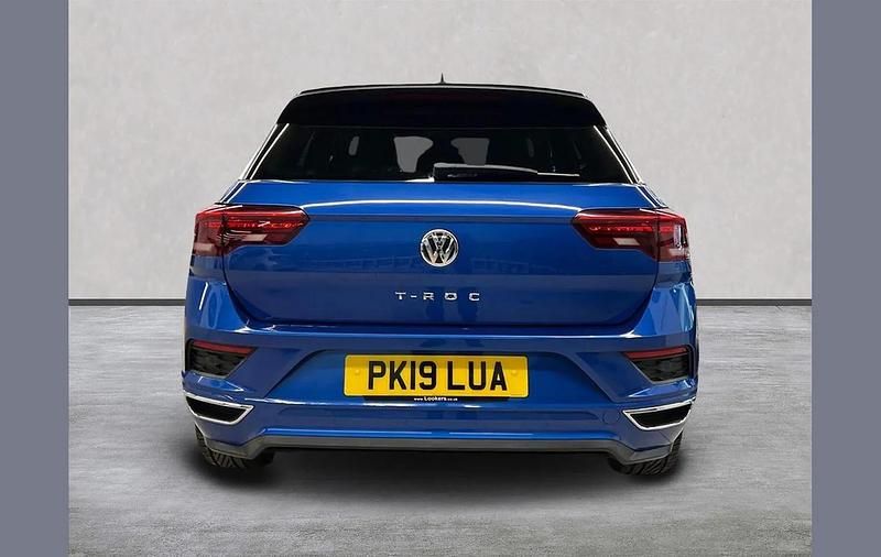 Used VW T-Roc R-line 150 HP (110 kW) 2019 Blue SUV
