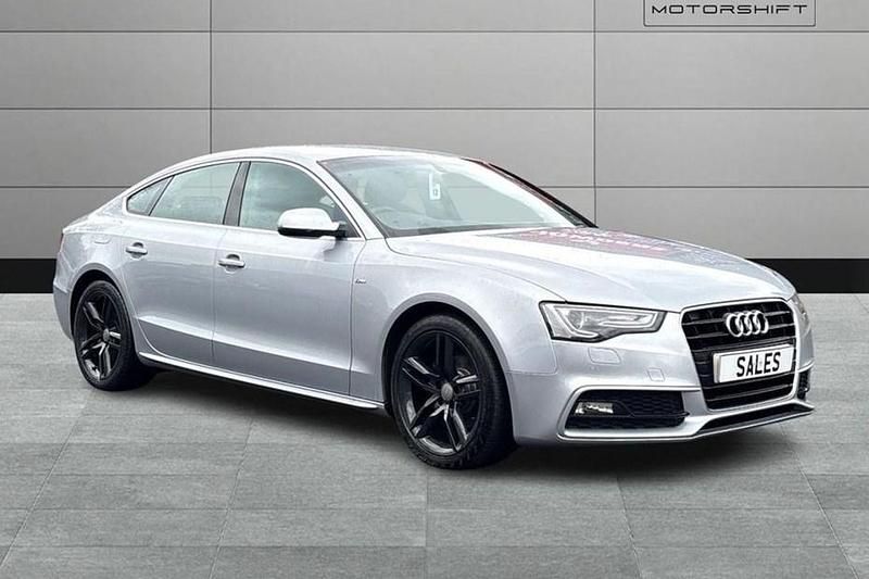 Used Audi A5 Sportback S-Line 190 HP (139 kW) 2015 Silver Hatchback