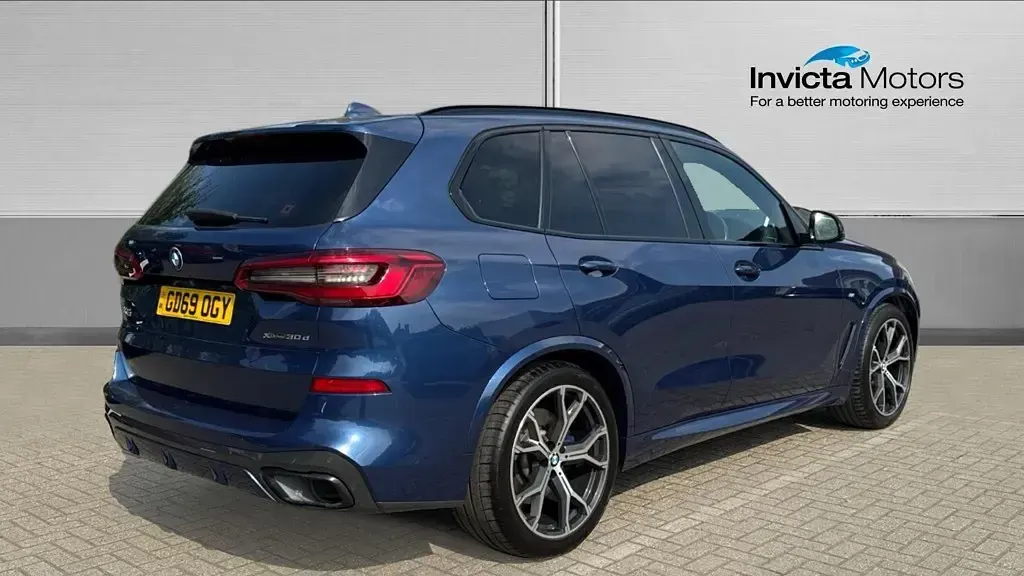 Used BMW X5 M Sport 265 HP (194 kW) 2020 Blue SUV