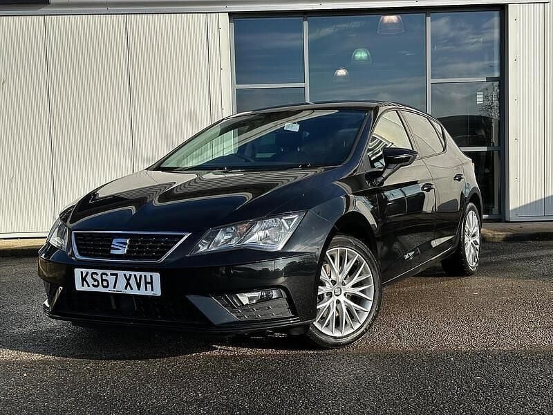 Used Seat Leon SE Dynamic 115 HP (84 kW) 2017 Black Hatchback