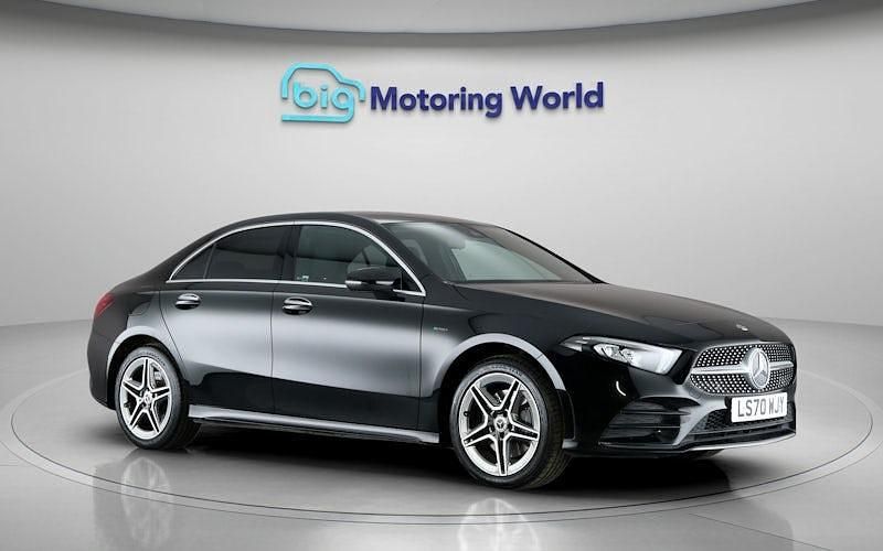 Used Mercedes A250 AMG line 259 HP (190 kW) 2020 Black Sedan