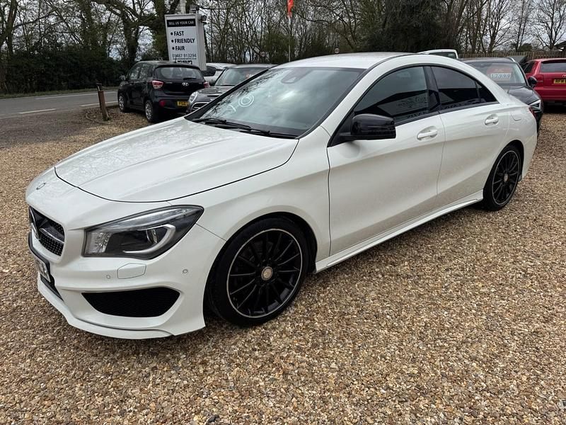 Used Mercedes CLA220 AMG 177 HP (130 kW) 2015 White Sedan