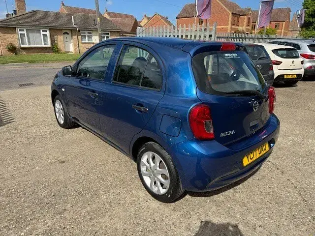 Used Nissan Micra 80 HP (58 kW) 2017 Blue Hatchback