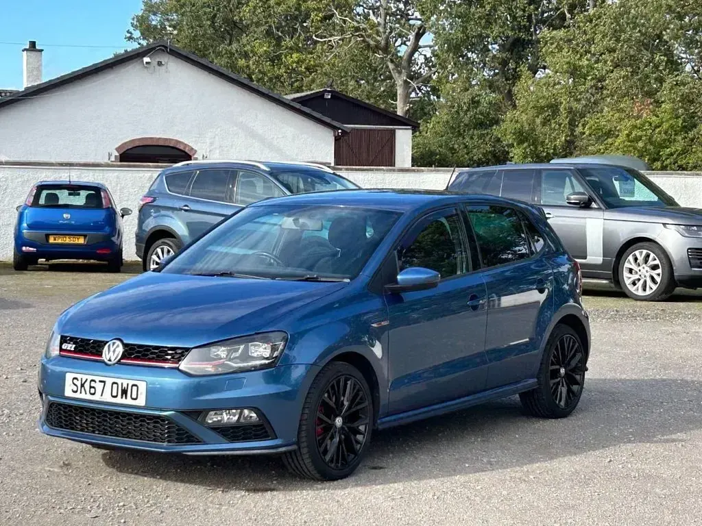 Used VW Polo GTI 192 HP (141 kW) 2017 Blue Hatchback