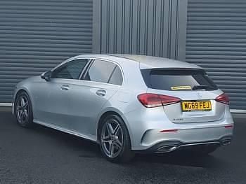Used Mercedes A200 AMG line 163 HP (119 kW) 2020 Silver Hatchback
