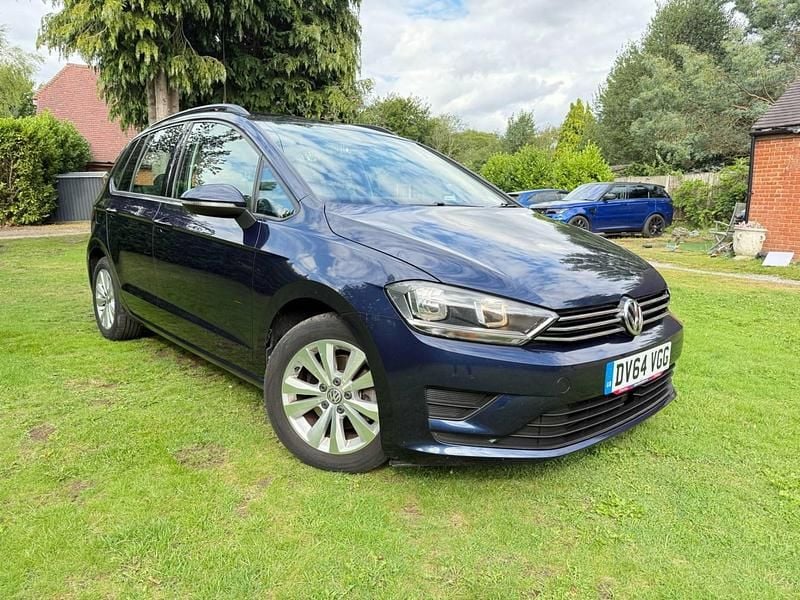 Blue Used 2014 VW Golf Sportsvan SE MPV | £6,850 (Fair price) - Image 1/4