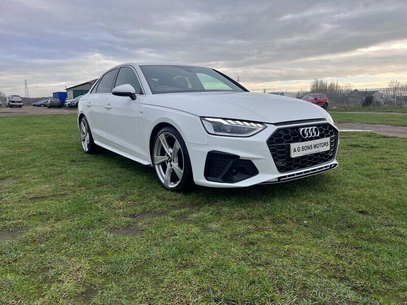 White Used 2020 Audi A4 S-Line Sedan | £14,995 - Image 1/4