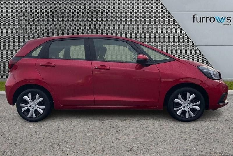 Begagnad Honda Jazz Hybrid 2020 Röd Halvkombi