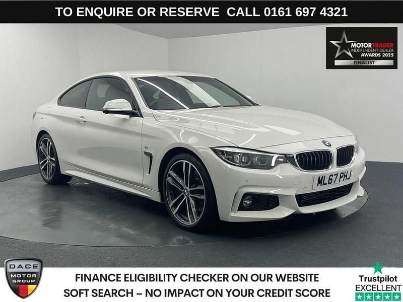 White Used 2017 BMW 420 M Sport Coupe | £12,440 (Good price) - Image 1/3