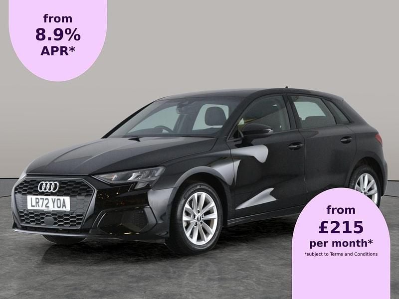 Black Used 2022 Audi A3 Sportback Advanced Hatchback | £16,280 (Good price) - Image 1/2