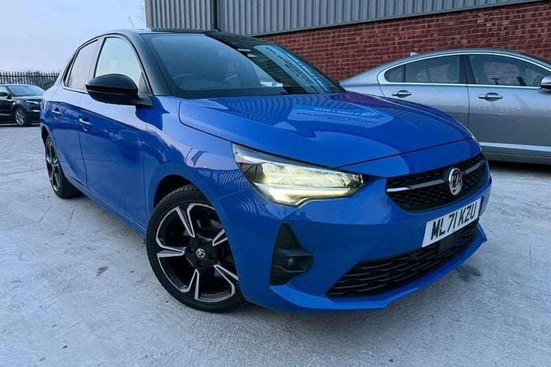 Used Vauxhall Corsa SRi 102 HP (75 kW) 2021 Blue Hatchback