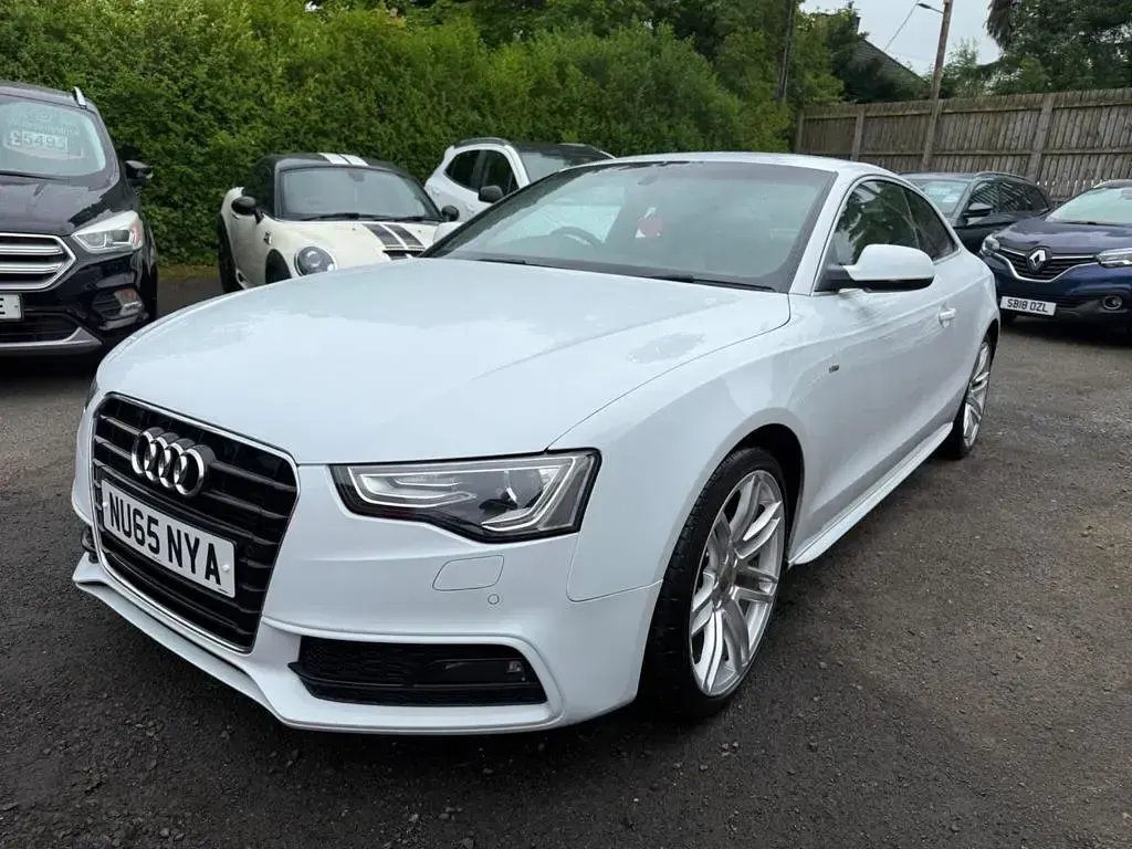 Used Audi A5 S-Line 2015 White Coupe