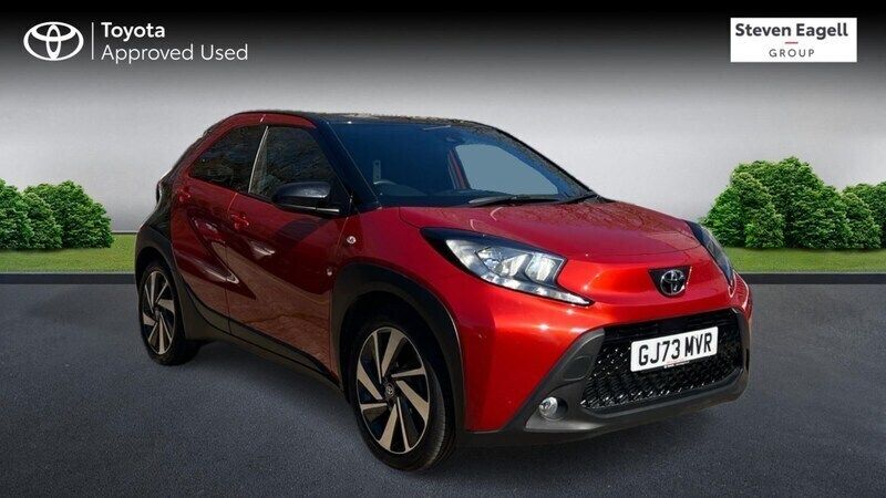 Red Used 2023 Toyota Aygo Hatchback | £13,072 (Fair price) - Image 1/4