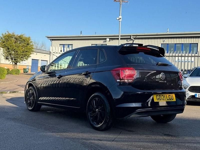 Used VW Polo Match 95 HP (69 kW) 2021 Black Hatchback