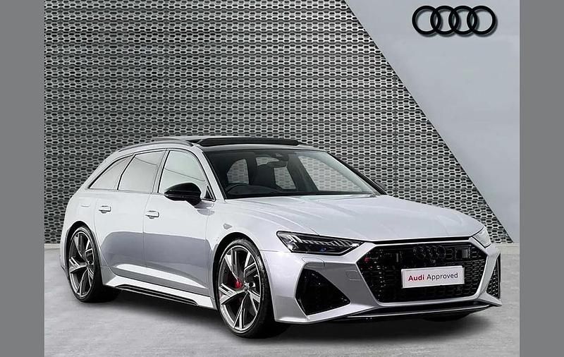Used Audi RS6 Advanced 591 HP (434 kW) 2022 Silver Estate