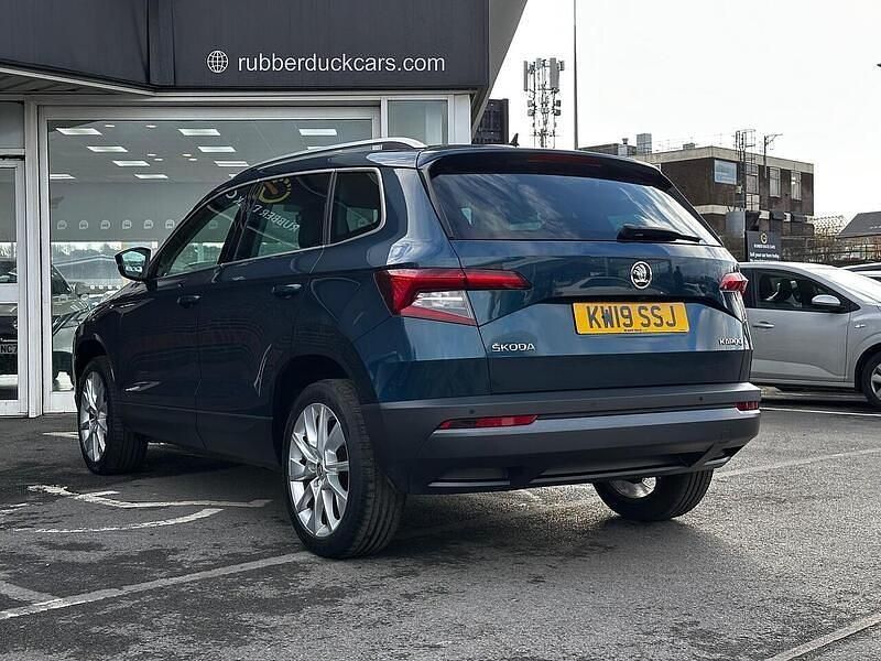 Used Skoda Karoq SE L 115 HP (84 kW) 2019 Blue SUV