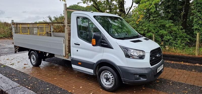 Used Ford Transit 130 HP (95 kW) 2017 White Cabriolet