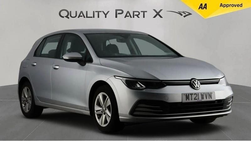 Silver Used 2021 VW Golf VIII S Hatchback | £12,486 (Fair price) - Image 1/4