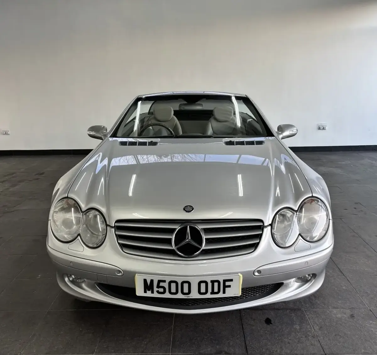 Used Mercedes SL500 2003 Silver Cabriolet