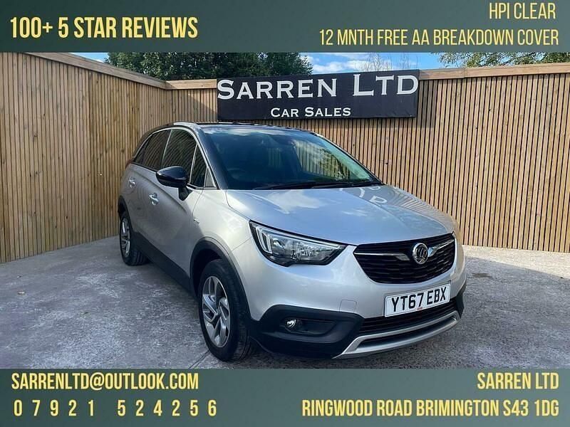 Silver Used 2017 Vauxhall Crossland X S SUV | £7,495 (Fair price) - Image 1/4