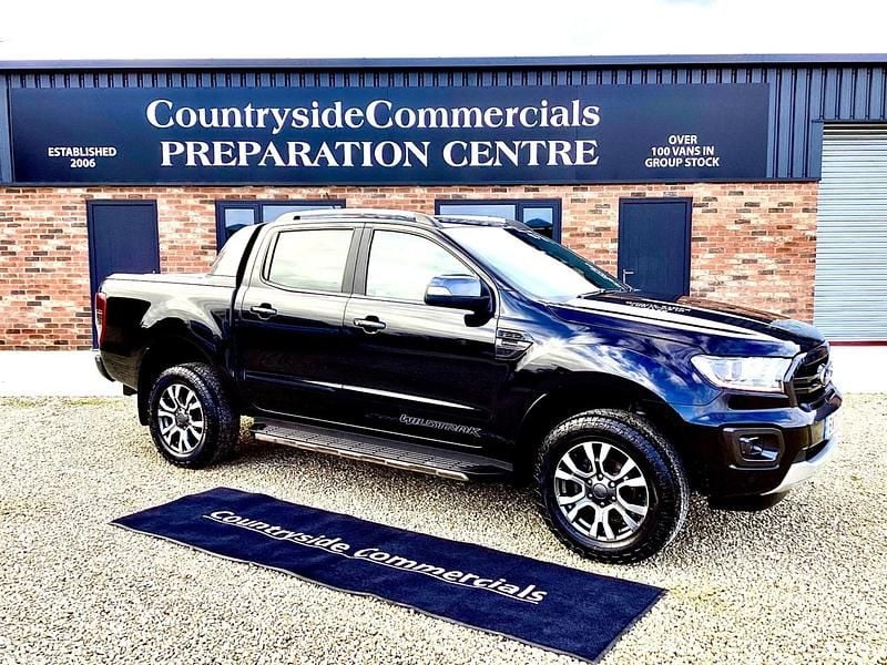 Black Used 2022 Ford Ranger Wildtrack Pickup | £13,950 (Good price) - Image 1/4