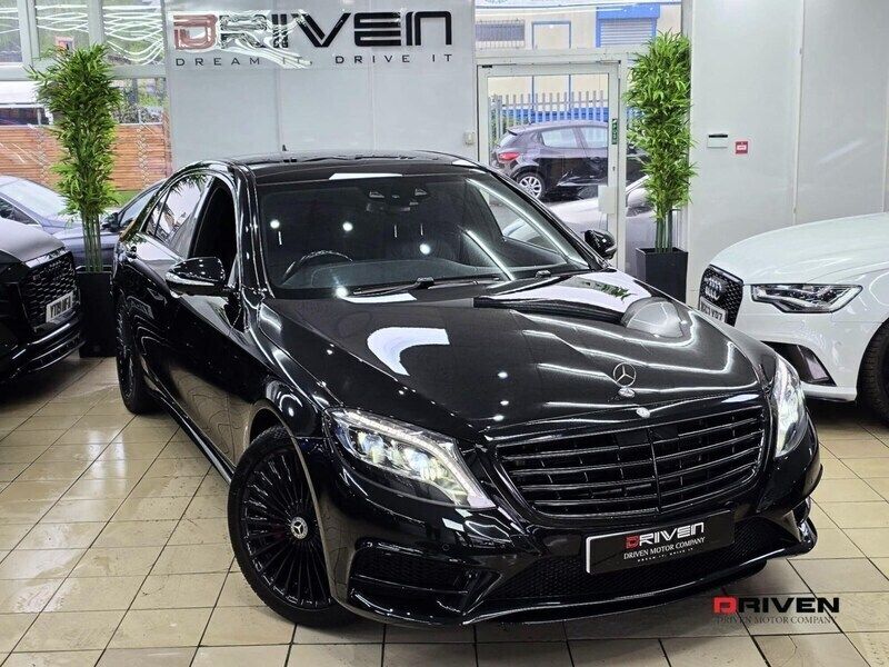 Black Used 2016 Mercedes S350 AMG line Sedan | £19,995 (Fair price) - Image 1/4