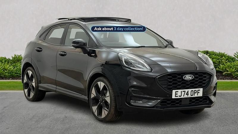 Black Used 2024 Ford Puma ST-Line X Hatchback | £21,990 (Expensive) - Image 1/3