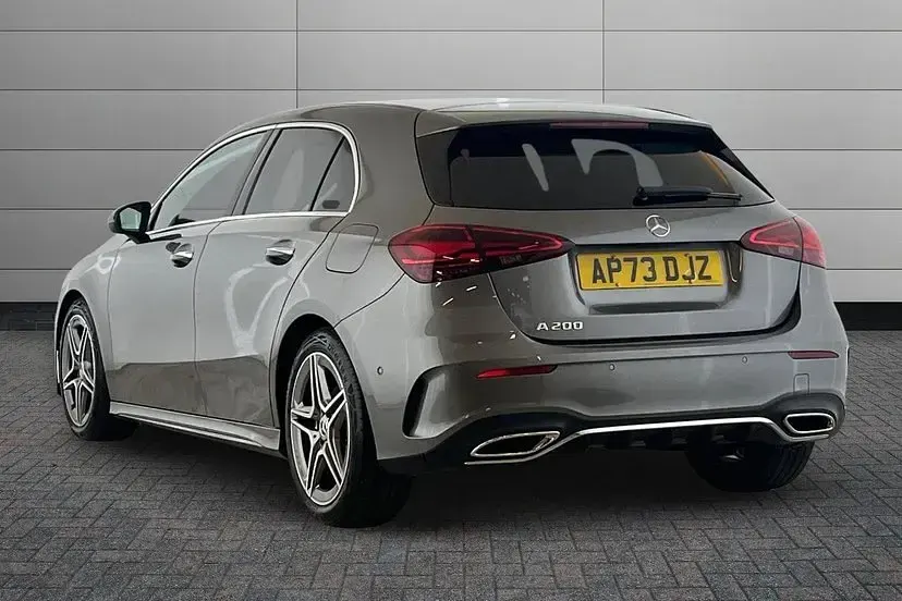 Used Mercedes A200 AMG Line Premium 175 HP (128 kW) 2023 Mountain grey Hatchback