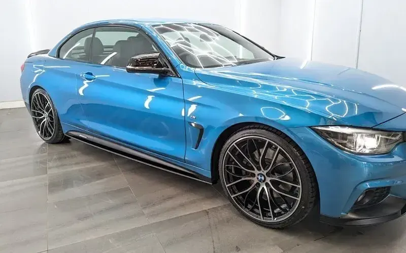 Used BMW 430 Cabriolet M Sport 252 HP (185 kW) 2019 Blue Cabriolet