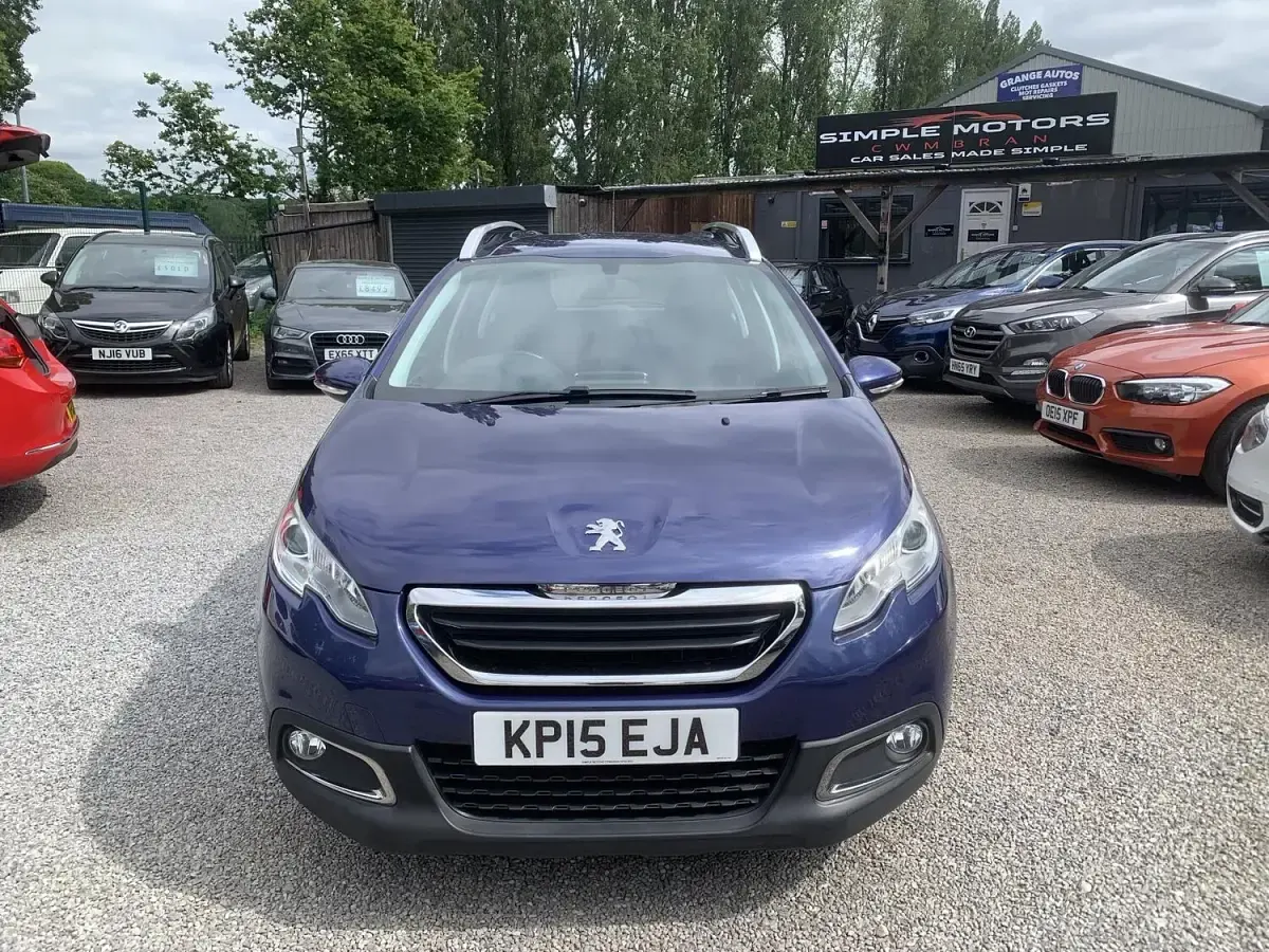 Used Peugeot 2008 Active 92 HP (67 kW) 2015 Blue SUV