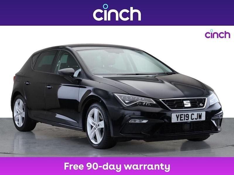 Black Used 2019 Seat Leon FR Hatchback | £9,799 (Good price) - Image 1/3