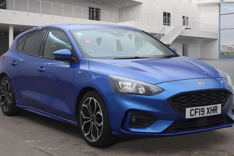Used Ford Focus ST-Line X 182 HP (133 kW) 2019 Blue Hatchback