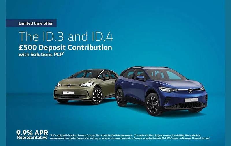 Black New 2025 VW ID.4 GTX SUV | £38,499 (Super price) - Image 1/4