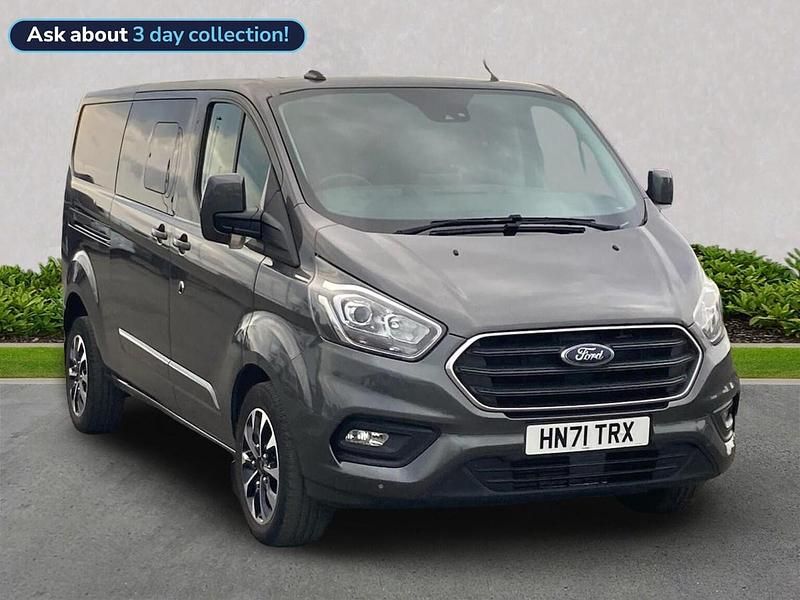 Grey Used 2021 Ford Transit Custom Limited Van | £23,700 (Good price) - Image 1/4