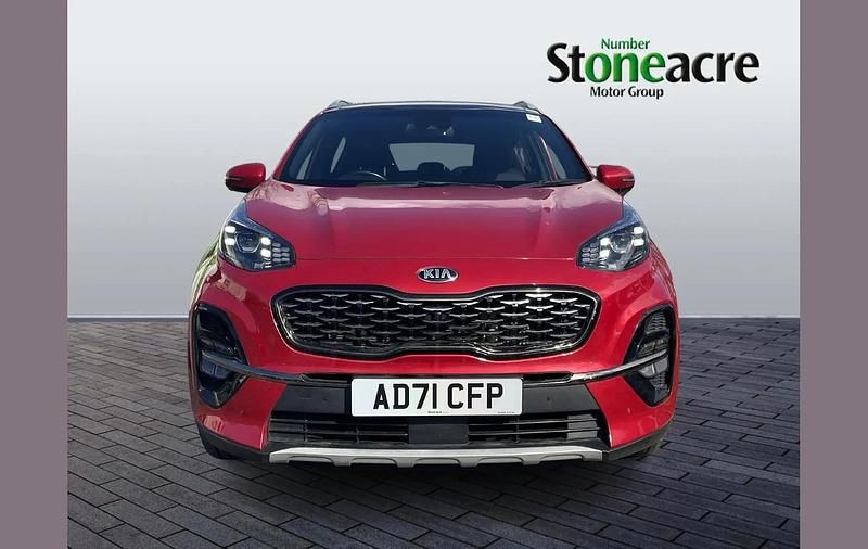 Used Kia Sportage GT-Line S 136 HP (100 kW) 2021 Red SUV