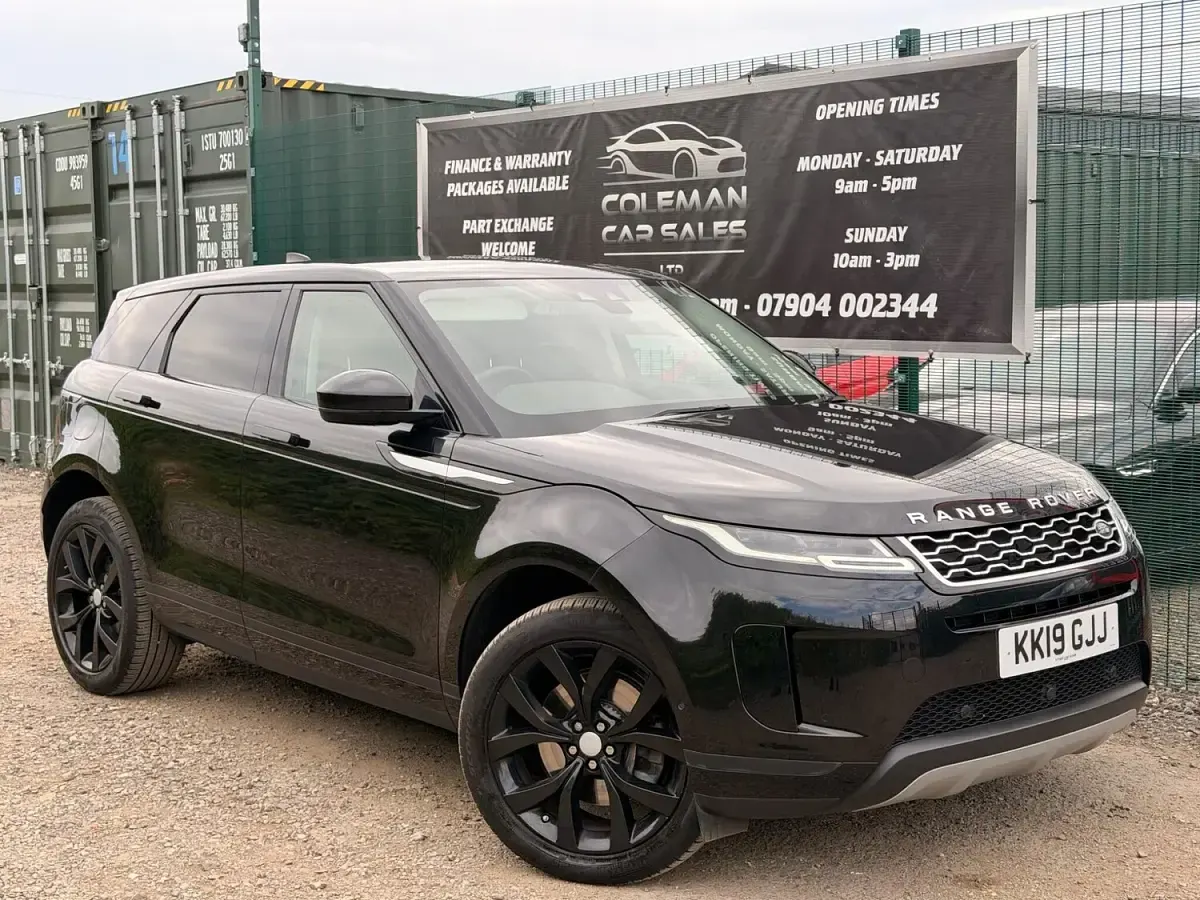 Used Land Rover Range Rover evoque SE 2019 Black SUV