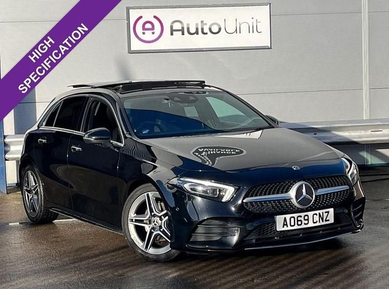 Used Mercedes A180 AMG Line Premium Plus 116 HP (85 kW) 2019 Black Hatchback