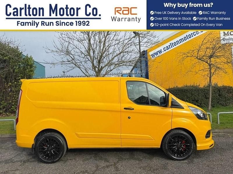 Used Ford Transit Custom S 2021 Yellow Van