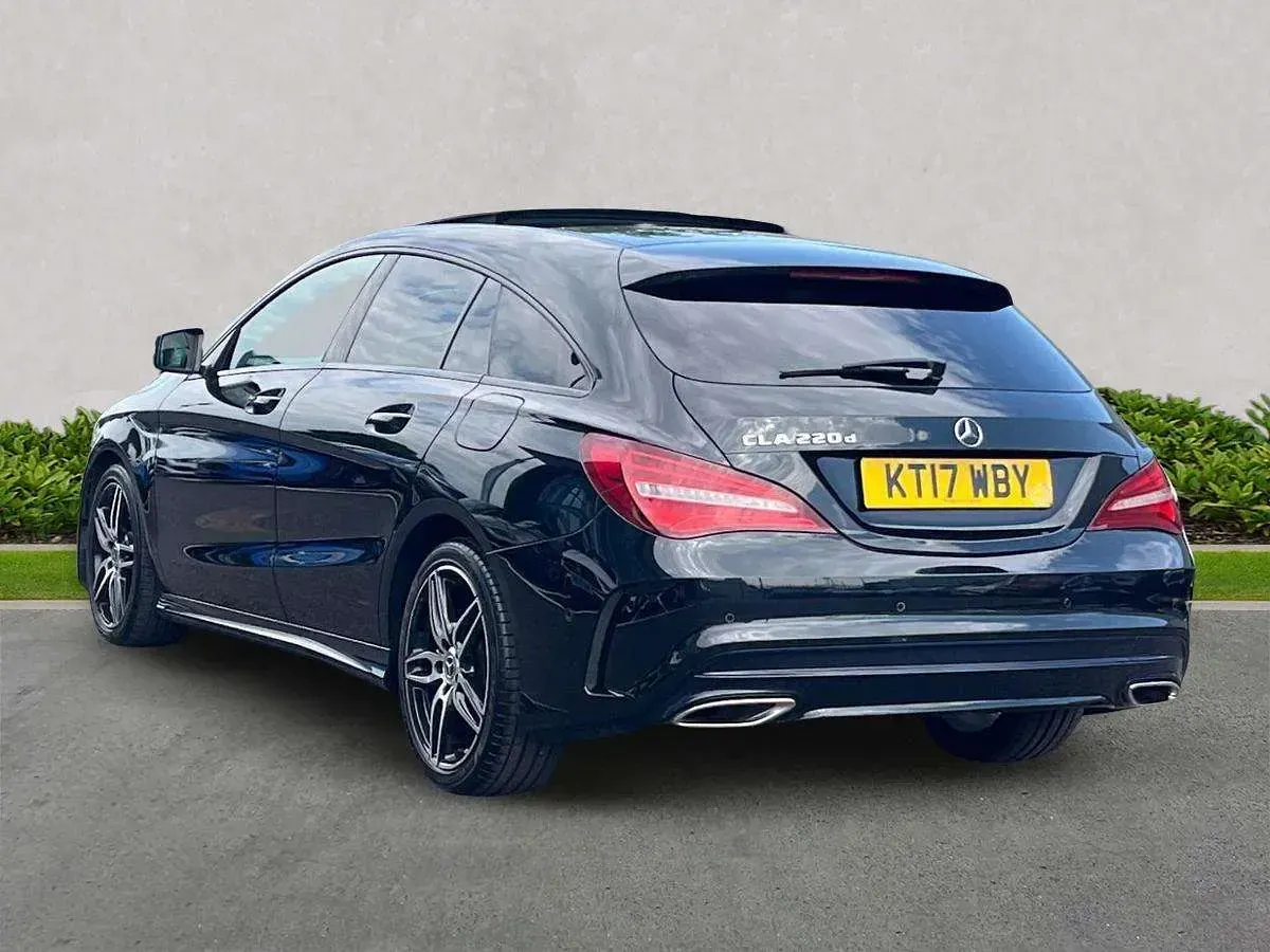 Used Mercedes CLA220 AMG line 2017 Black Coupe