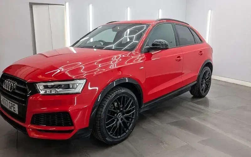 Used Audi Q3 Black Edition 184 HP (135 kW) 2017 Red SUV