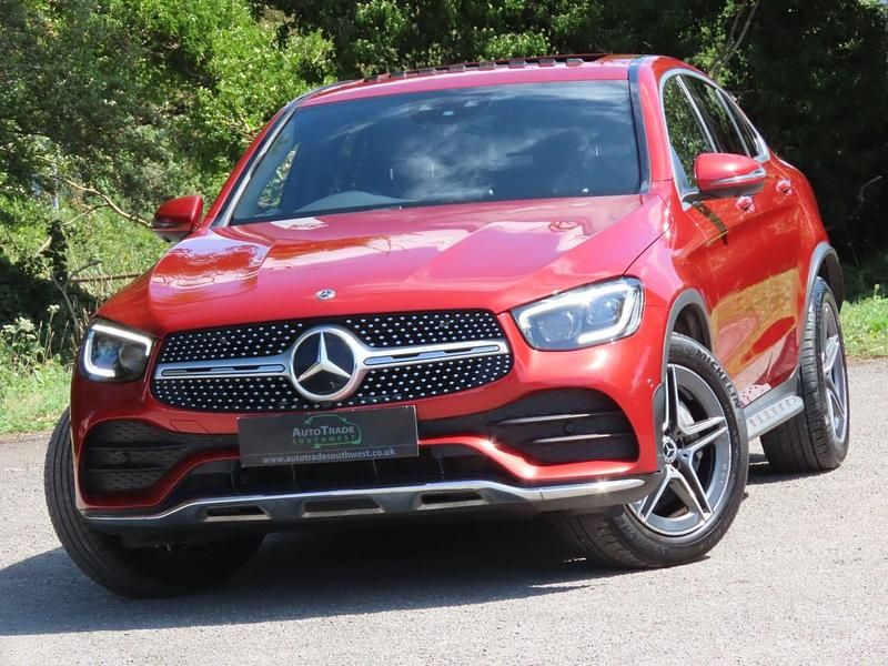 Used Mercedes GLC300 AMG line 2019 Red Coupe