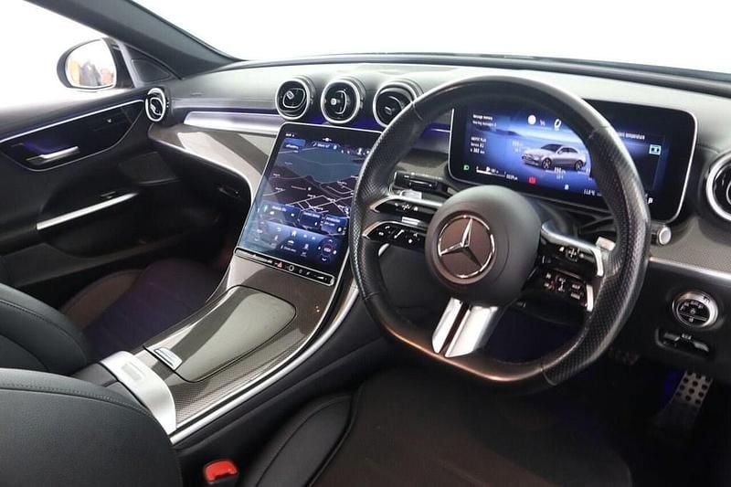 Used Mercedes C200 AMG line 2023 Black Sedan